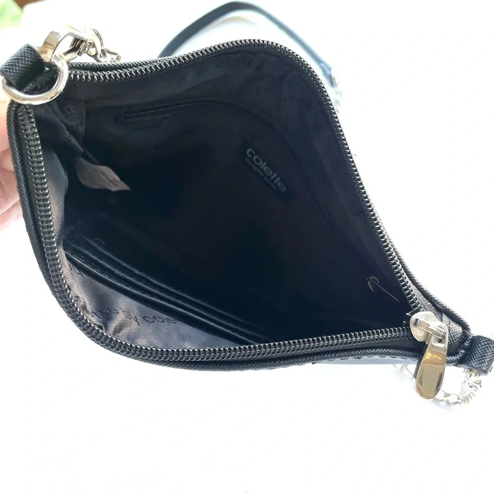 Colette Hayman Chain Strap Crossbody Bag Clutch Purse